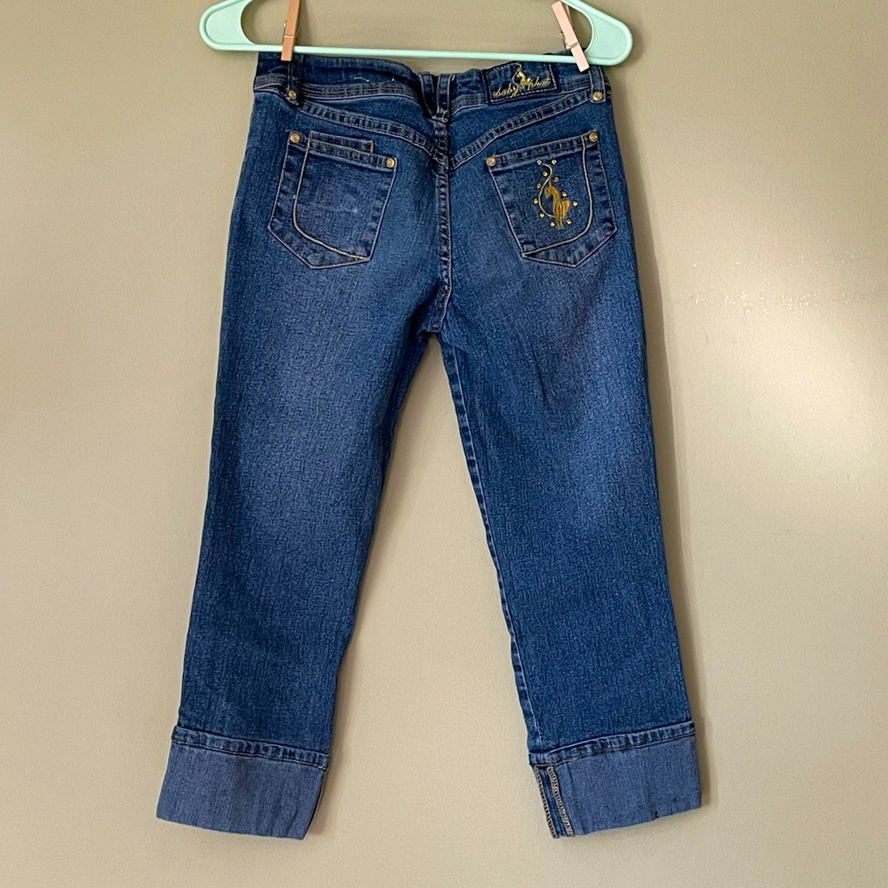 Baby Phat jean capris {girls 14}{womens 2}